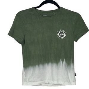 Vans Green/ White T-shirt Size XS